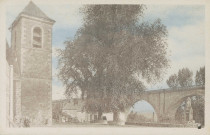 Vignols : "Vignols (Corrèze) - Place de l'église - Marché des châtaignes".