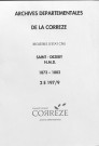 Naissances, mariages, décès (1873-1882)