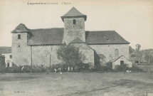 Lagraulière : "Lagraulière (Corrèze) - L'église".