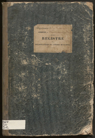 Délibérations du conseil municipal. 06 mai 1838-13 mai 1866