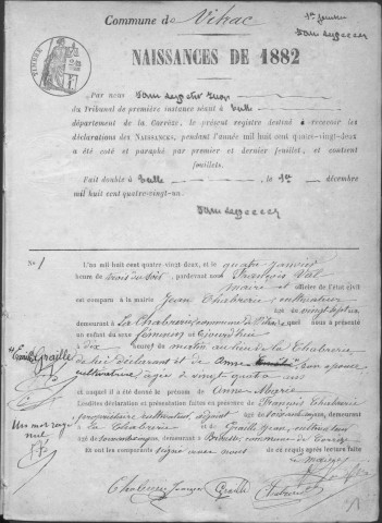 Naissances (1882-1902)