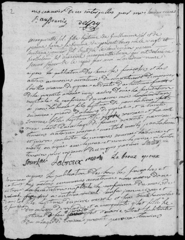 Baptêmes, mariages, sépultures (1779-1792)