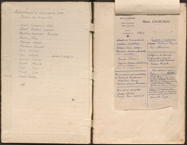 Délibérations du conseil municipal. 04 novembre 1945-16 décembre 1950