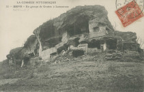 Noailles : "La Corrèze pittoresque - 33 - Brive - Un groupe de grottes à Lamouroux".
