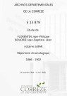 Répertoire chronologique : 4 novembre 1866-19 mai 1902