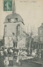 Objat : "198 . Objat. - Corrèze - L'église".