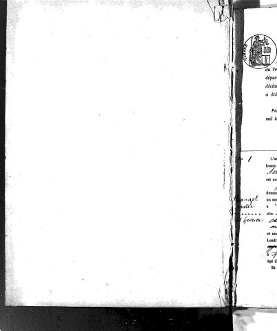Naissances, mariages, décès (1883-1892)