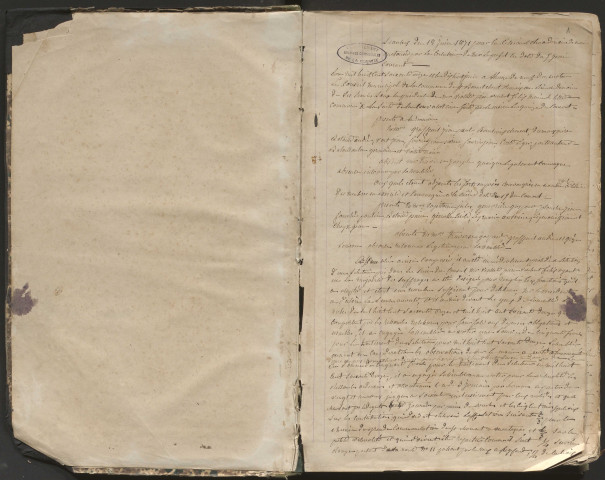 Délibérations du conseil municipal. 18 juin 1871-1er avril 1900