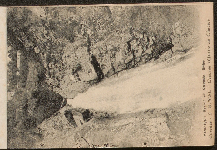 Gimel : "Corrèze - 2 - Gimel, cascade "Queue-de-cheval"".