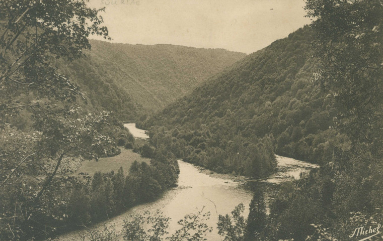 Soursac : "La Corrèze touristique - 410. Gorges de la Dordogne - Le Collet. Route laval-Spontour".