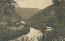 Soursac : "La Corrèze touristique - 410. Gorges de la Dordogne - Le Collet. Route laval-Spontour".