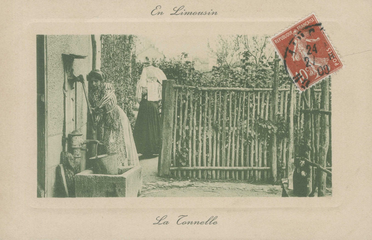 Folklore : "3353 En Limousin - La tonnelle".