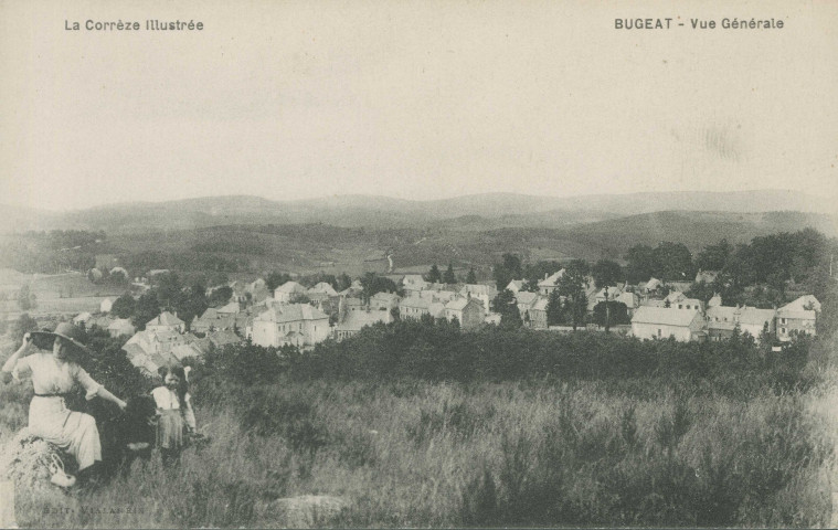 Bugeat : "La Corrèze illustrée - Bugeat - vue générale".