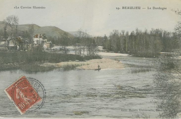 Beaulieu-sur-Dordogne : "La Corrèze illustrée - 29. - Beaulieu - La Dordogne".