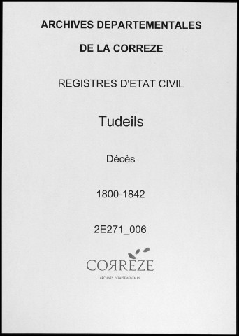 Décès (1800-1842)