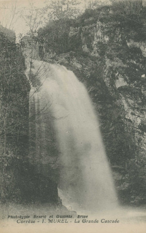 Albussac : "Corrèze - 1. Murel - La grande cascade".