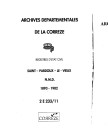 Naissances, mariages, décès (1893-1902)