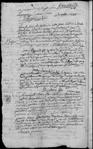Baptêmes, mariages, sépultures (1773-1790)