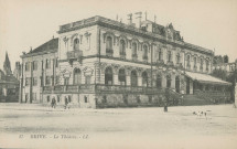 Brive-la-Gaillarde : "17 Brive. - Place du théâtre.".