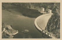 Liginiac : "Le barrage de Marèges (Corrèze) - Le bac".