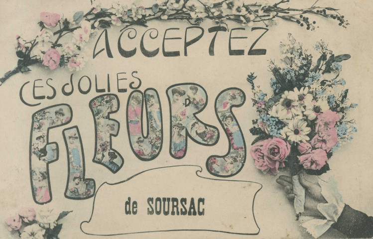 Soursac : "Acceptez ces jolies fleurs de Soursac".