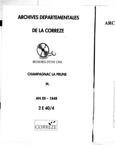 Mariages (1804-1848)