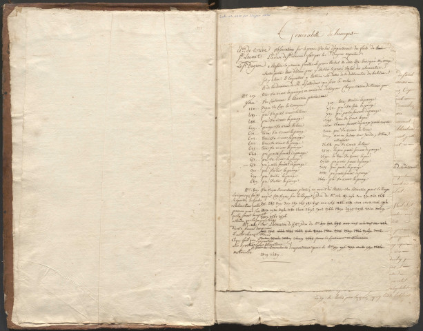 État général des fonds, enclave de Saint-Laurent. 08 mai-11 juin 1754