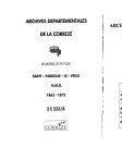 Naissances, mariages, décès (1863-1872)