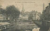 Tulle : "30. Tulle - Les quais et la passerelle".