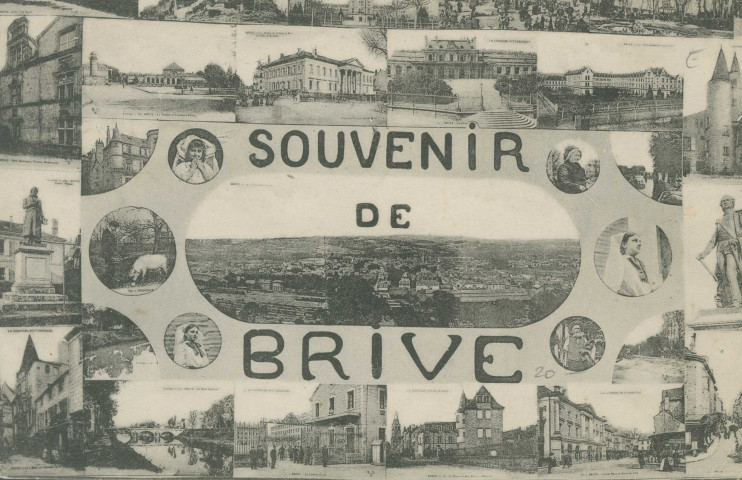 Brive-la-Gaillarde : "Souvenir de Brive".