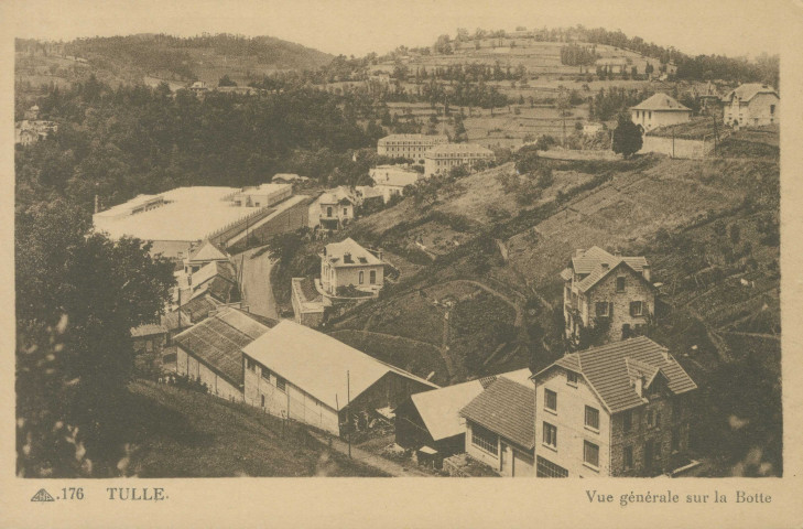Tulle : ".176 Tulle. - Vue générale sur la Botte".
