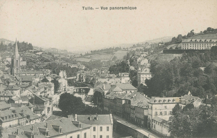 Tulle : "Tulle. - Vue panoramique".