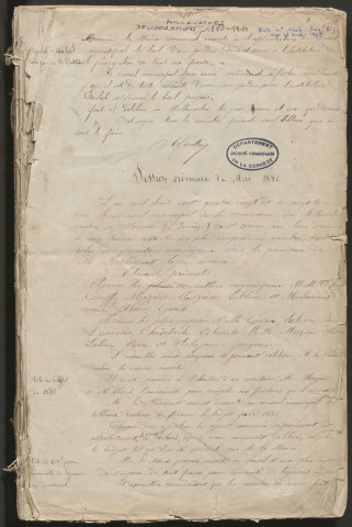 Délibérations du conseil municipal. 23 mai 1880-9 avril 1911