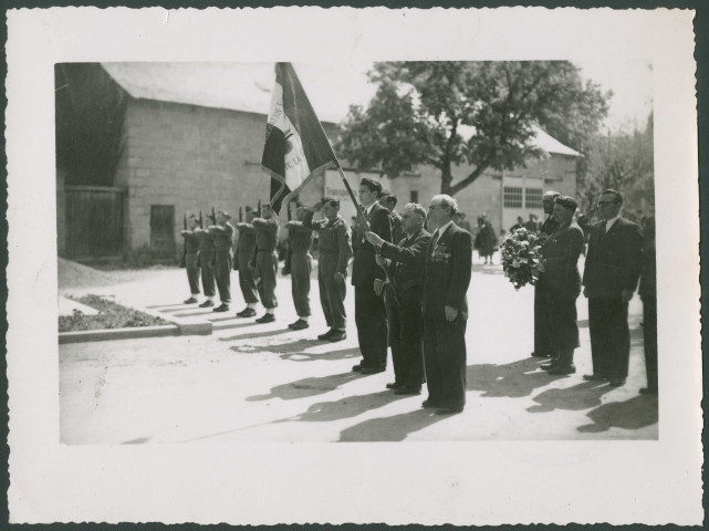 Commémoration à la stèle de la libération de Brive.