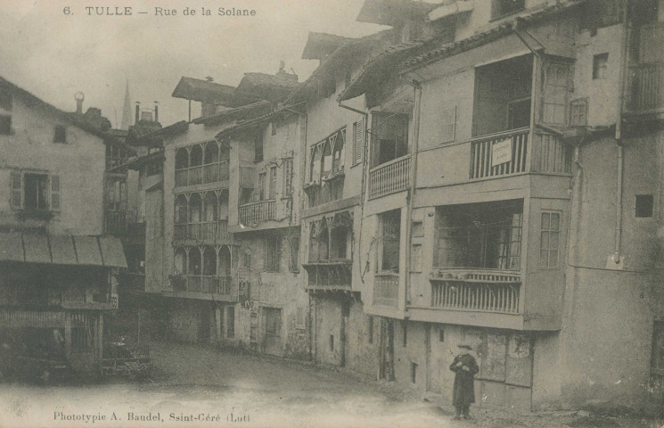Tulle : "6. Tulle - Rue de la Solane".