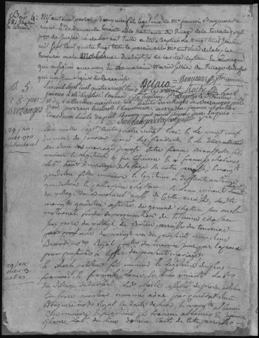 Baptêmes, mariages, sépultures (1783-1792)