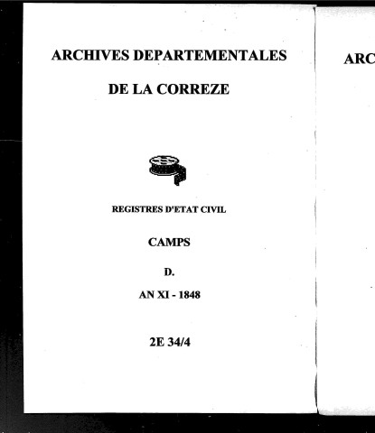 Décès (1803-1848)