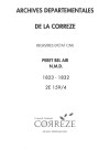 Naissances, mariages, décès (1823-1832)