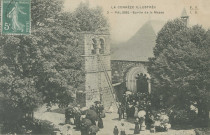 Palisse : "La Corrèze illustrée - 2 - Palisse - Sortie de la messe".