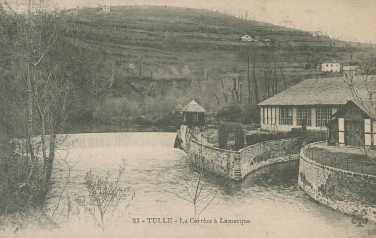 Tulle : "83 - Tulle - La Corrèze à Lamarque".