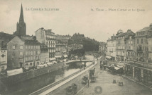 Tulle : "La Corrèze illustrée - 15 Tulle - Place Carnot et les quais".
