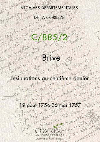 19 août 1756-26 mai 1757