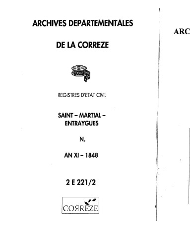 Naissances (1803-1848)