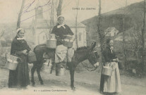 Folklore : "Types du Centre - 61 - Laitières corréziennes".