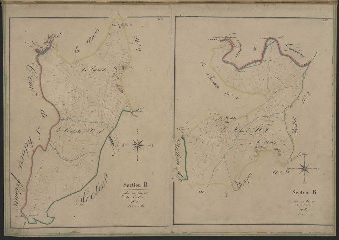 Sections B1-B2 de la Bastide et de la Manie