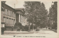 Brive-la-Gaillarde : "36. Brive - Le palais de justice et le boulevard du palais".