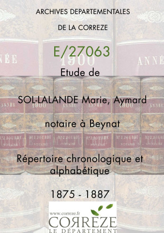 Répertoire alphabétique : A-V