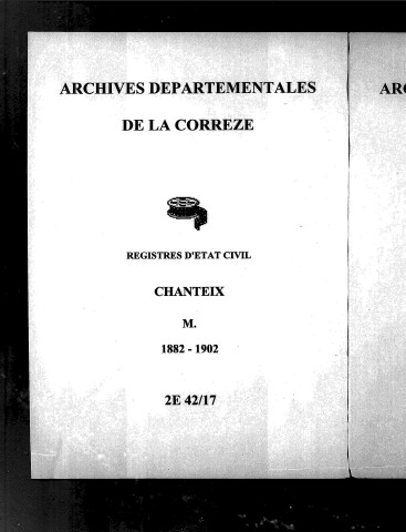 Mariages (1882-1902)