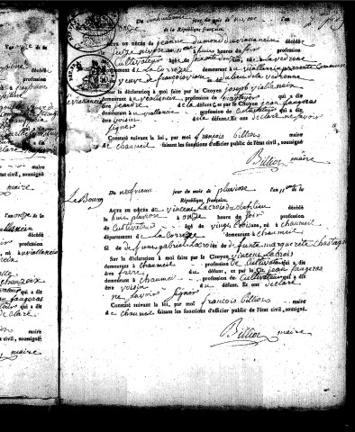 Décès (1803-1848)