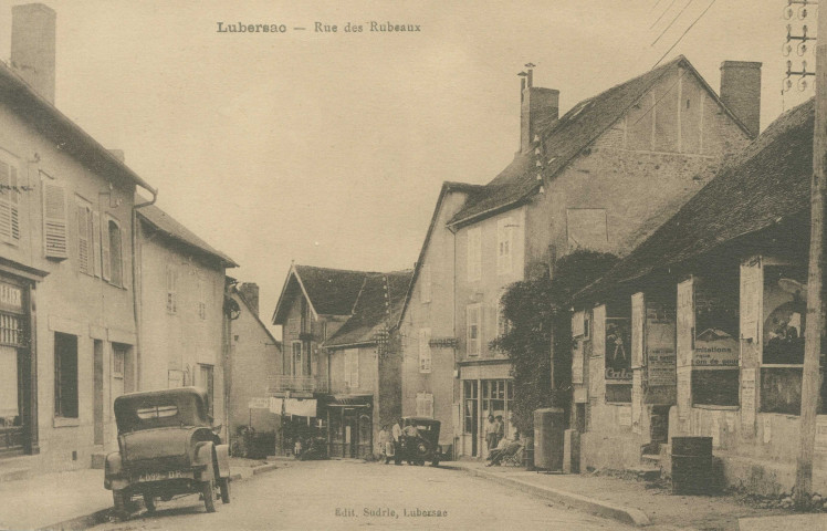 Lubersac : "Lubersac - Rue des Rubeaux".